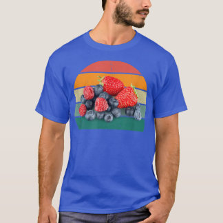 T-shirt Fruits fraise melon orange cerisier fruité falaise