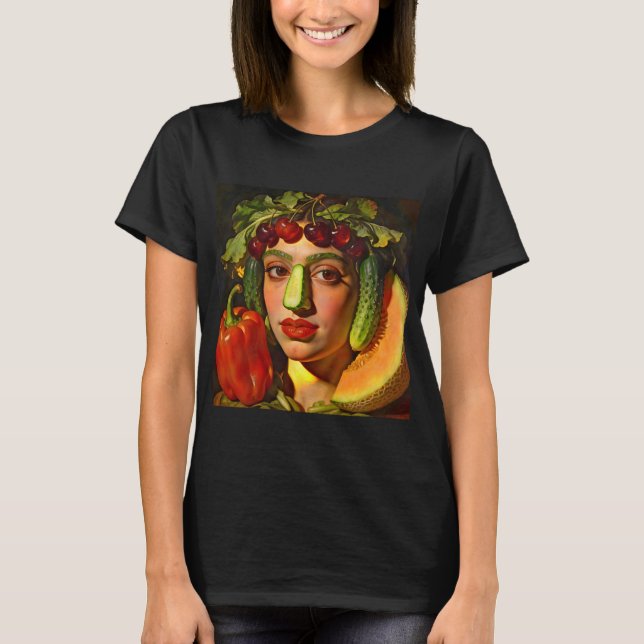 T-shirt Fruits of Expression – A Surreal Portrait (Devant)
