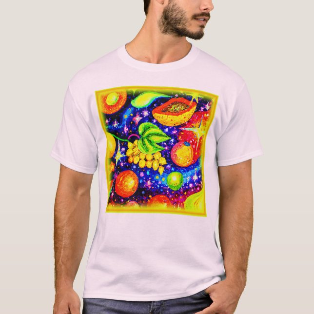 T-shirt Fruits tropicaux dans le ciel. Commandez dès maint (Devant)