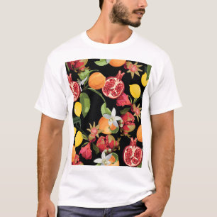 T-shirt Fruits tropicaux : Exotique Arrière - plan sans jo