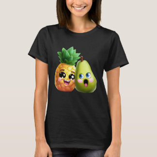 T-shirt Fruity Love  Pear and Pineapple in Love