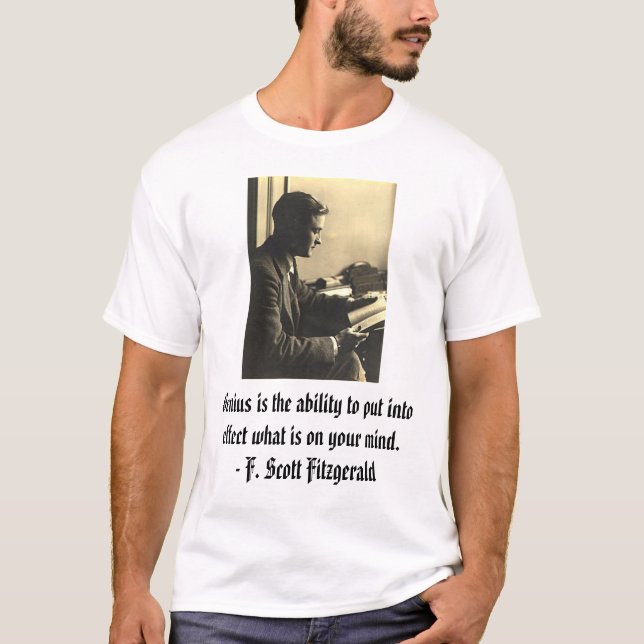T-shirt fsfitz2, génie est la capacité de mettre dans (Devant)