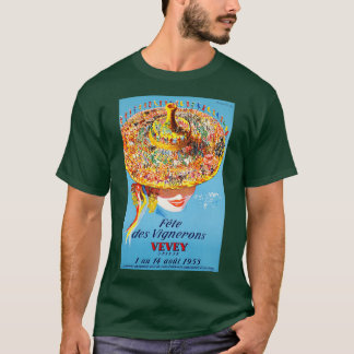 T-shirt Fte des Vignerons Vevey Suisse 1955