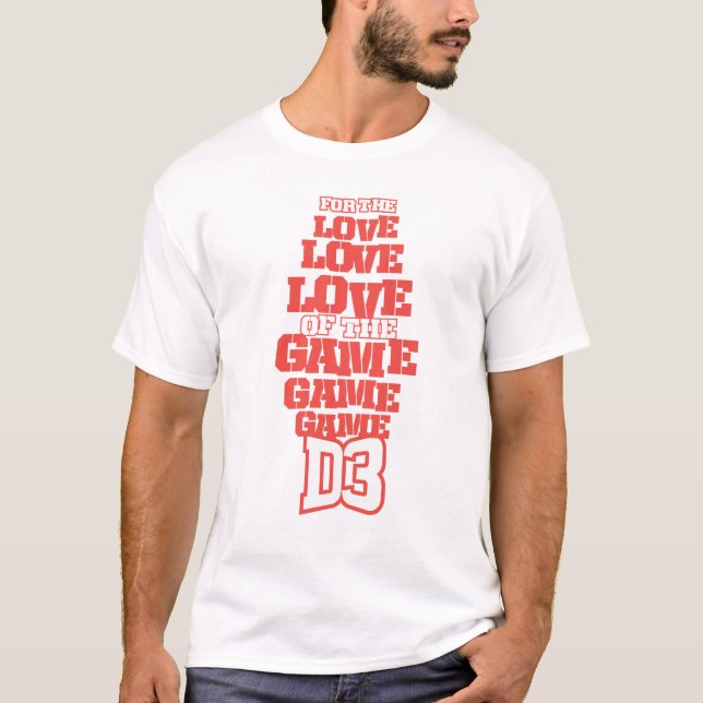 T-shirt FTL (rouge et blanc) (Devant)