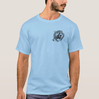 T-shirt fu blanc de kung de dragon