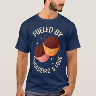 T-shirt Fueled By Brigadeiro Love Brazilian Food vintage