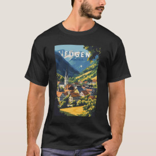 T-shirt Fugen Autriche Illustration Voyage Art Vintage