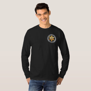 T-shirt FUGITIVE RECOVERY AGENT BADGE Long Sleeve