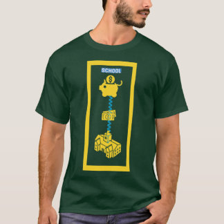 T-shirt Fuite d'argent de l'école