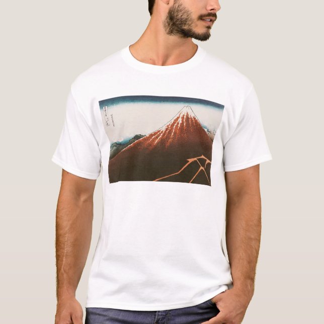 T-shirt Fuji au-dessus du Lightning (Devant)