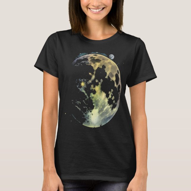 T-shirt Full Moon Astronomy Astronomer Space   3 (Devant)