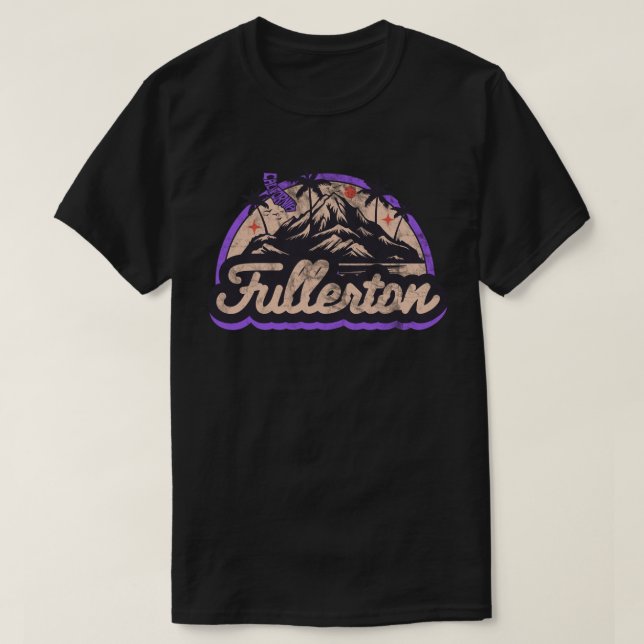 T-shirt Fullerton, Californie (Design devant)