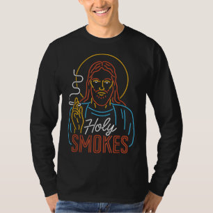 T-shirt Fumées saintes Drôle Jésus
