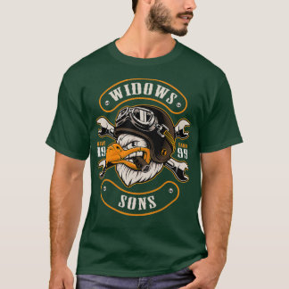 T-shirt Fumer Aigle veuves fils maçonnique