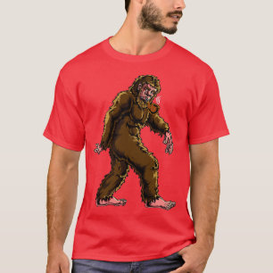 T-shirt Fumer au pied noir Tuyaux en briques Sasquatch Tuy