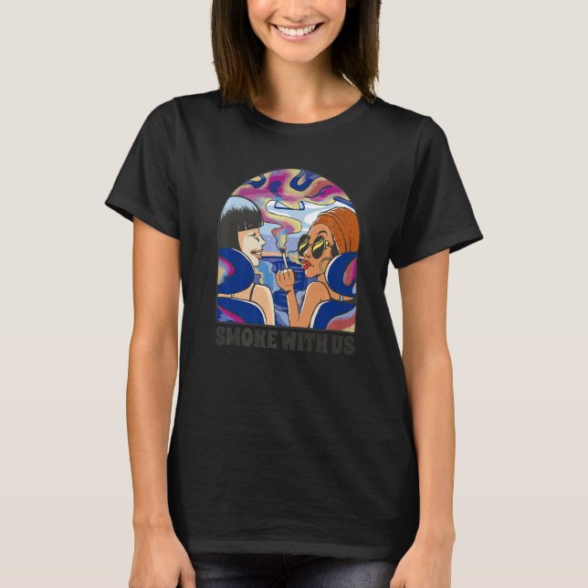 T-shirt Fumer avec nous (Devant)