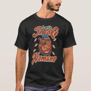 T-shirt Fumer Ce Cochon Barbecue Fumeur J'Aime Cochons Net