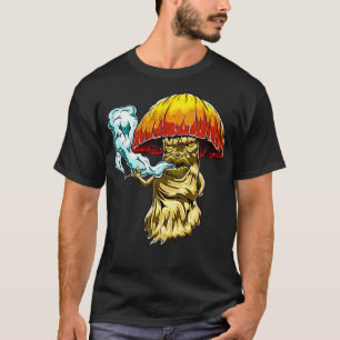 T-shirt Fumer Champignons Drogues Tuyau Psychédélique Magi