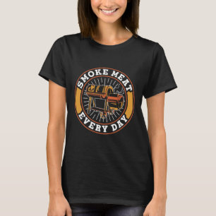 T-shirt Fumer de la viande tous les jours Griller grill Rb