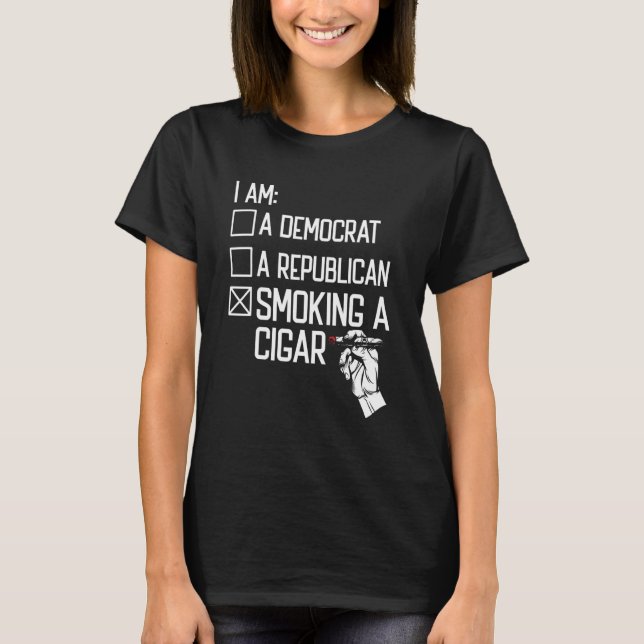 T-shirt Fumer Fumer Fumer Fumer Fumer Un Cigar (Devant)