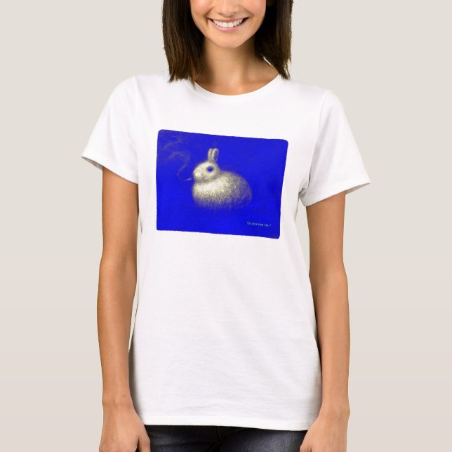 T-shirt Fumer le lapin (Devant)