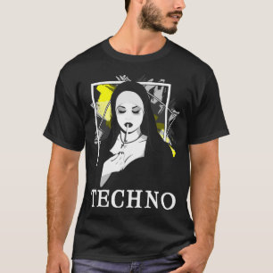 T-shirt Fumer Techno Nun Religion Électronique Basse Musiq
