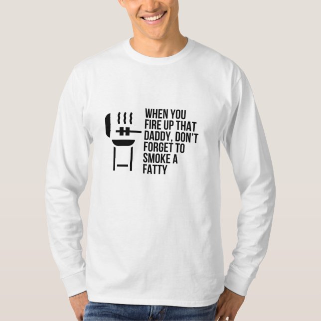 T-SHIRT FUMER UNE GRAISSE (Devant)
