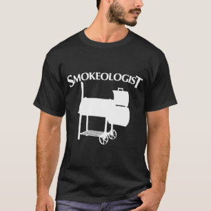 T-shirt Fumeur Funny BBQ Fumeur Grill Pour Hommes BBQ