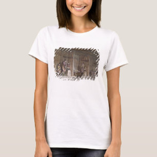 T-shirt Fumoir au Groenland (gravure de couleur)