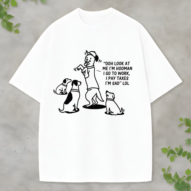 T-shirt Fun and Funny Dog for Pet Lovers Taxes (Créateur téléchargé)