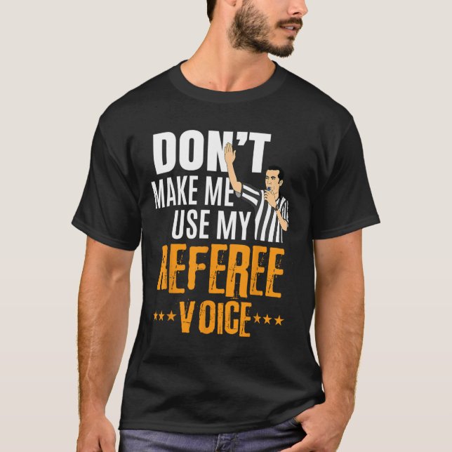 T-shirt Fun Basketball Réf Hoops - Basketball Arbitre (Devant)