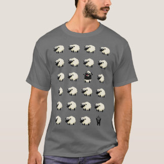 T-shirt Fun Black Sheep HappyMe