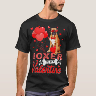 T-shirt Fun Boer est mon chien d'amour de la Saint-Valenti