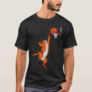 T-shirt Fun Chat Jouer Basketball Sports Chat Basketball L