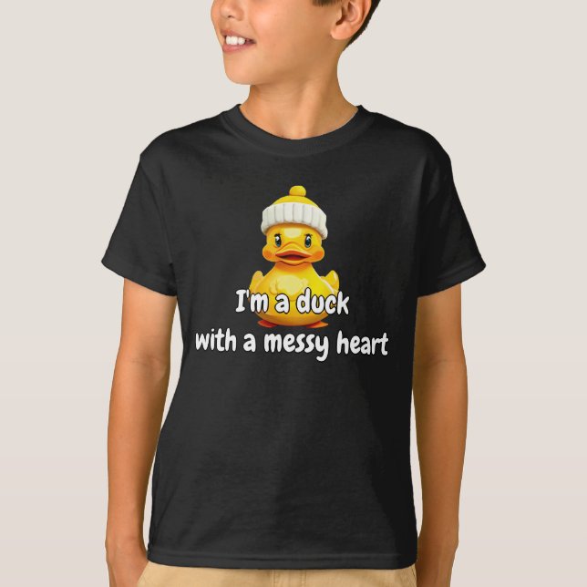 T-shirt Fun Chirt en caoutchouc Cool unique meilleur éléga (Devant)