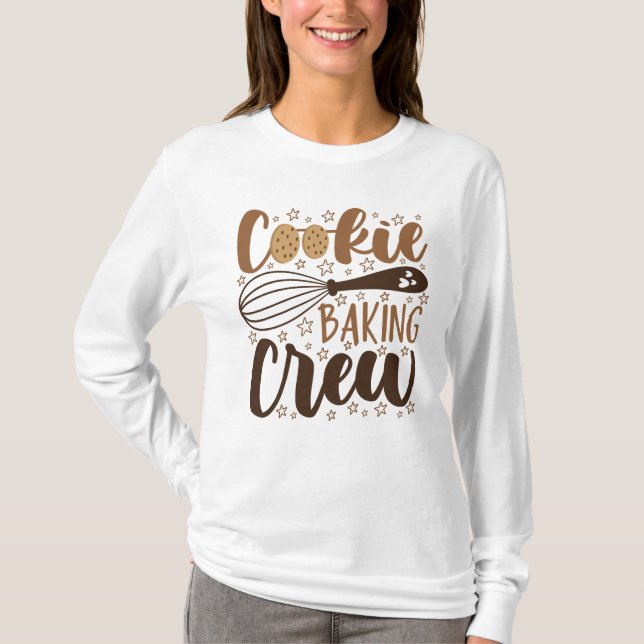 T-shirt Fun Cookie Baking Creative (Devant)
