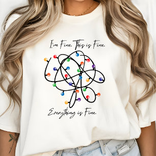 T-shirt Fun de Noël Funny Fun de Noël Minuscule Noël migno