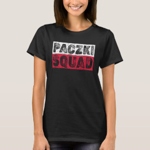 T-shirt Fun Dyngus Day Shirt - Paczki Squad Polonais Donut