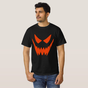 T-shirt Fun Effrayant Éffrayant Citrouille Jack-o'-lantern