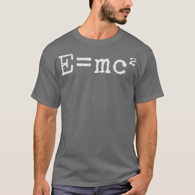 T-shirt Fun Emc equation  Science  Physics  Relativity (Devant)