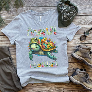 T-shirt Fun & Flair Maui Turtle Hibiscus Hawaii
