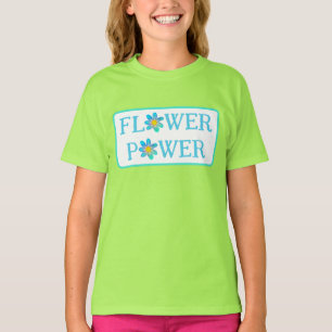 T-shirt Fun Flower Power Girls