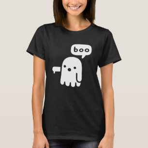 T-shirt Fun Fun Chunky Fantôme De Désapprobation Boo Hallo
