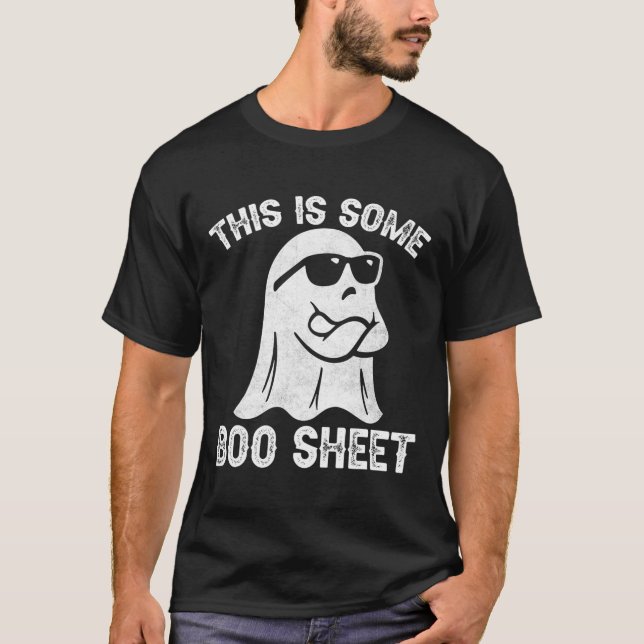T-shirt Fun Halloween Boo Ghost Costume C'Est Un Boo S (Devant)