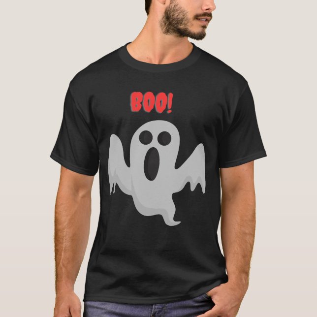 T-shirt Fun Halloween Ghost (Devant)