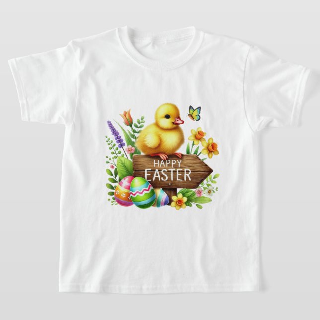 T-shirt Fun Happy Easter chick (Poser)