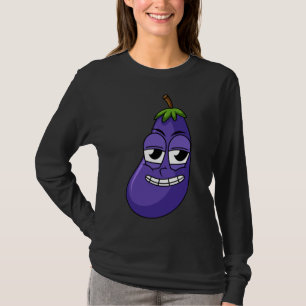 T-shirt Fun Happy Eggplant Designs for Fruit Vegetable Veg