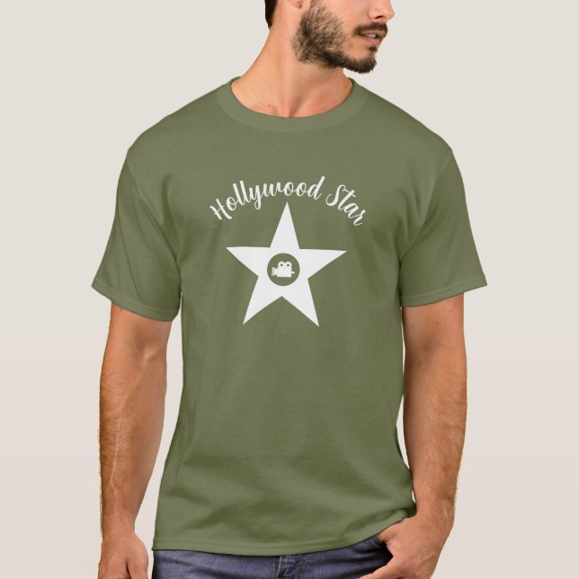 T-shirt Fun Hollywood Star (Devant)