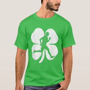 T-shirt Fun Irish Running Costume Shamrock St Patrick's D