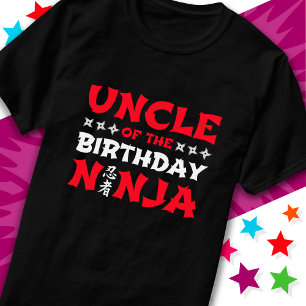T-shirt Fun Karate Party Enfants oncle de l'anniversaire N